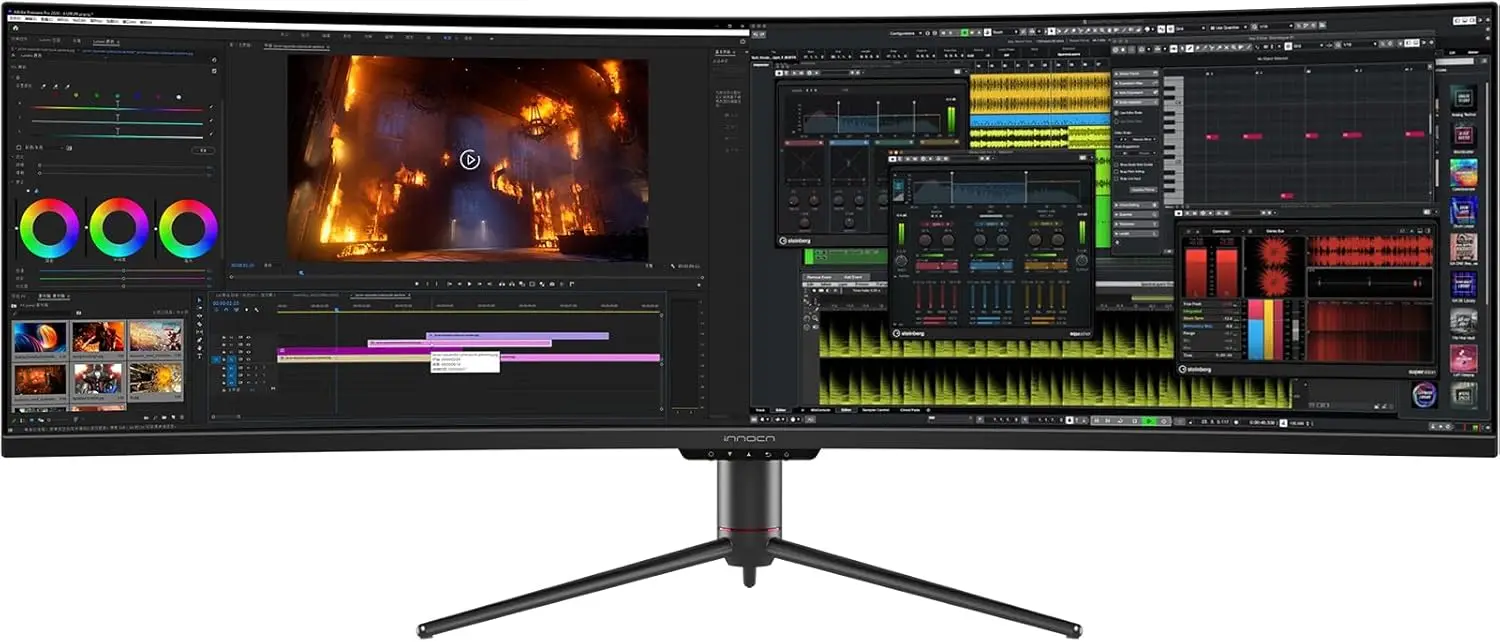 

WDFHD 3840 x 1080P, R1800, 99% sRGB, HDR400, USB Type C, DisplayPort, HDMI, встроенные динамики, регулировка по высоте/наклону - 49C1G