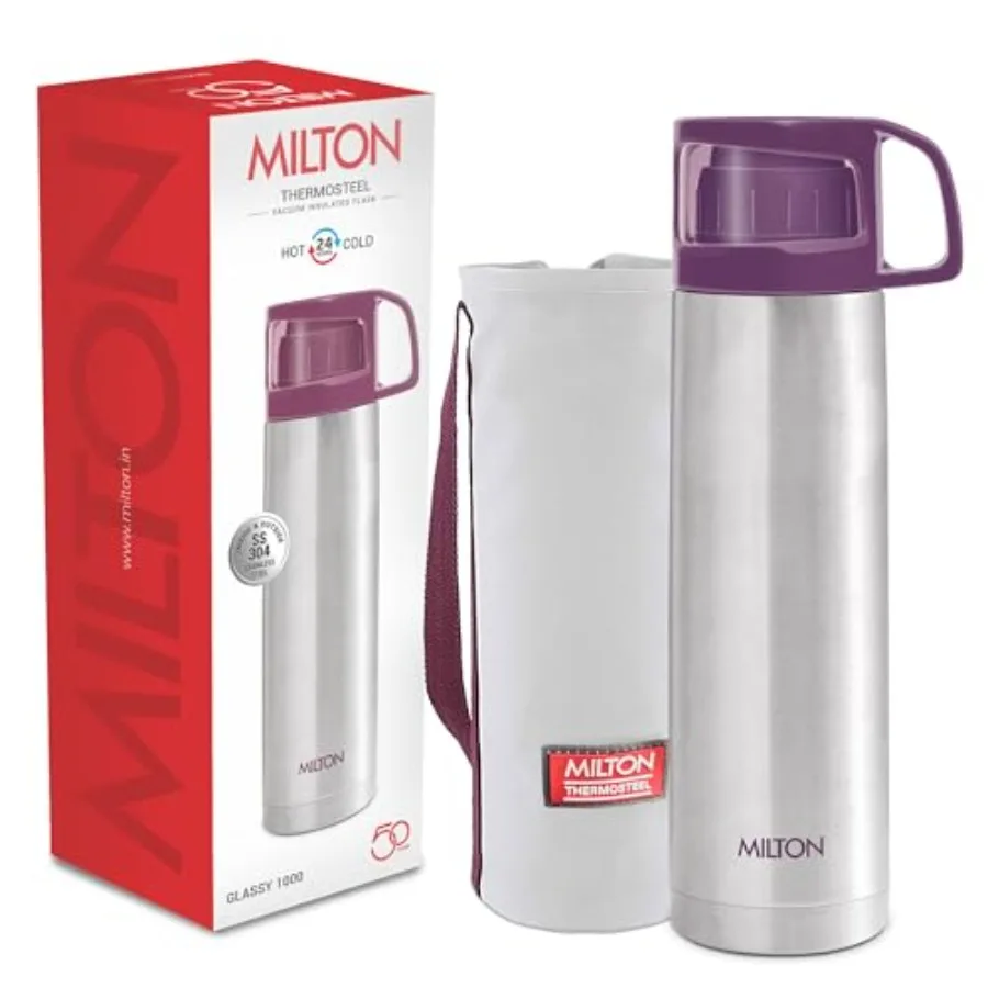 

for Hot Drinks 1000 ml 34 oz 24 Hours Hot and Cold Stainless Steel Water Bottle Double Walled Vacuum Insulated Flask for Hot Co