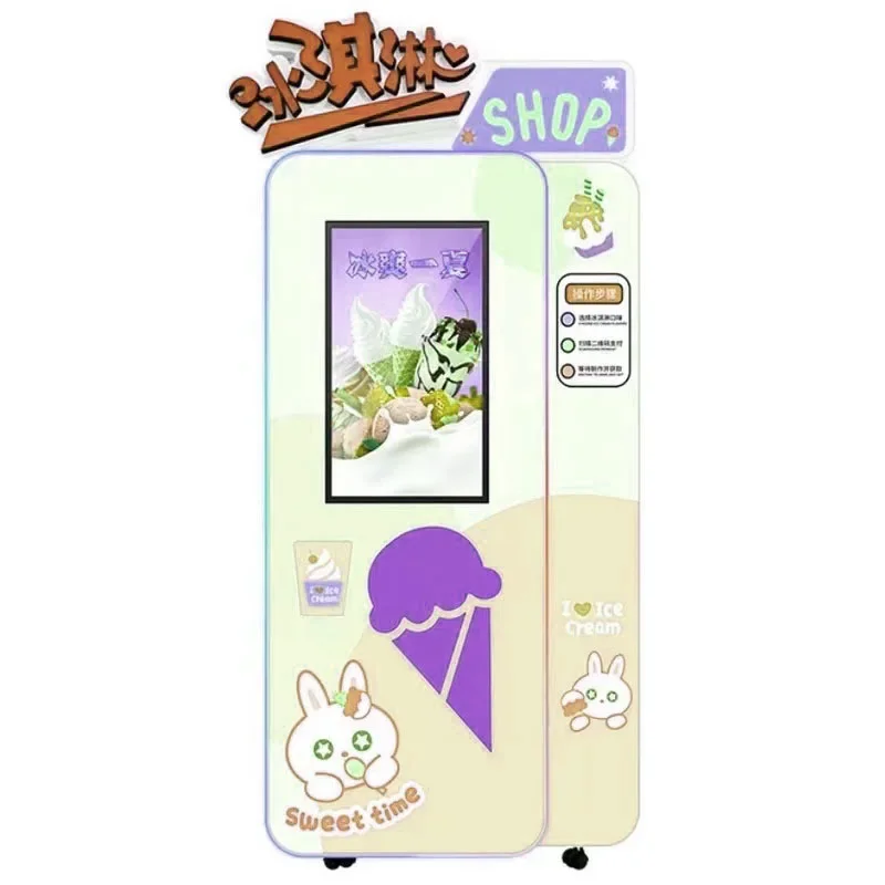 Manufacture Commercial snack machines Soft Ice Cream Vending Machine Ice Cream Machine