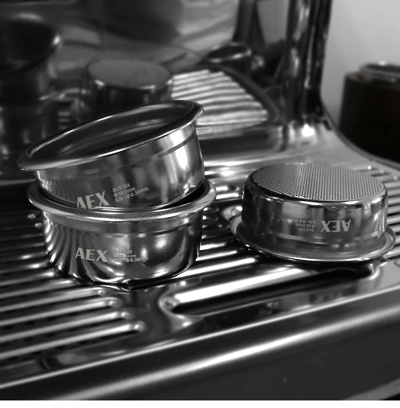 Kaffee Filter Korb 58MM AEX Präzise 18g 22g Puck Bildschirm Für Boden Siebträger Espresso Maschine Zubehör barista Werkzeuge – Detail 13