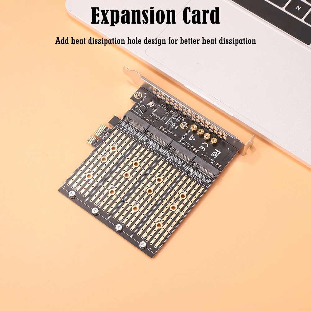 M.2 to PCI-E Adapter Card with Screws SA3034M NVME M.2 to PCI-E 1x Adapter Card for M-Key NVME/B-Key SATA Extender Board