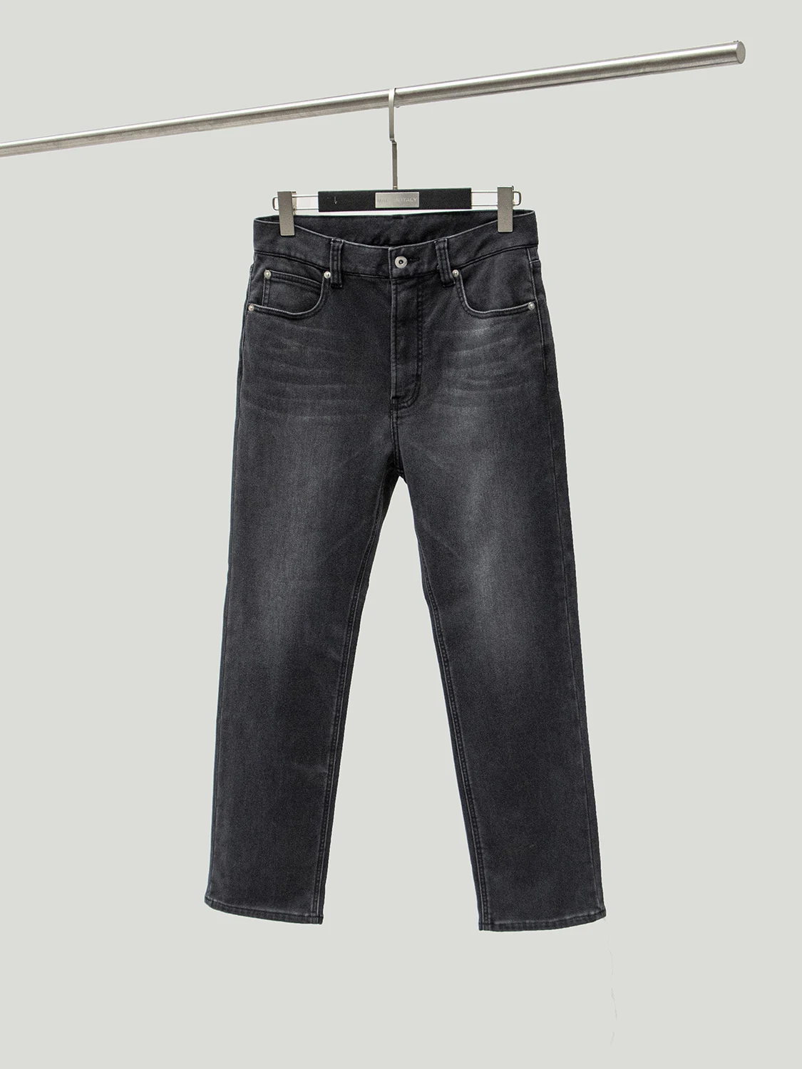 

Ultra Soft High Elastic Fce Lined Straight Leg Men's Jeans Winter Thiened Fit Casual Faion Urban Sle mid Waist Long ...