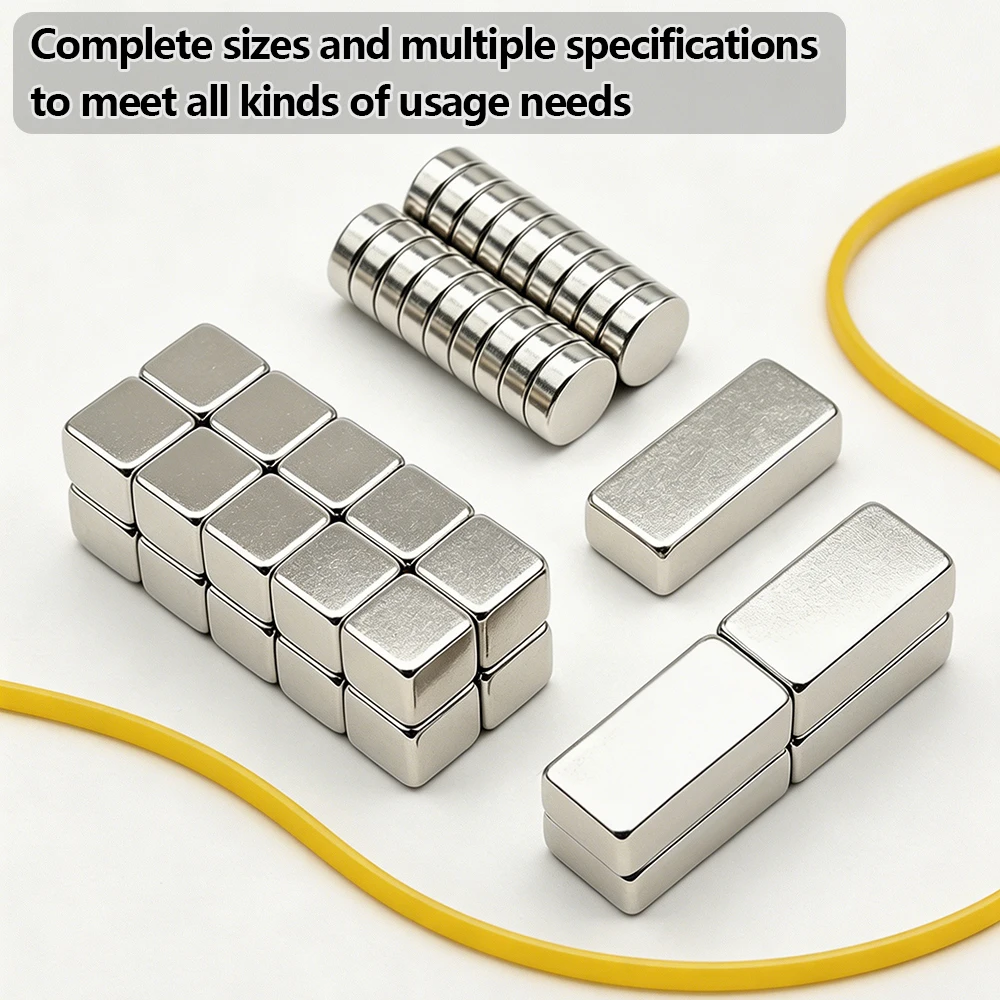 Super Strong Neodymium Magnet N35 NdfeB Permanent Block Magnetic imanes  Powerful Round Magnets Refrigerator 5X2 6X3 10X2 10X3