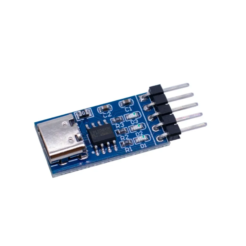 Type-C USB to TTL Serial Port, CH340N Module, CH340, DC 5V, 3.3V, Upgrade, MCU Download Brush Line