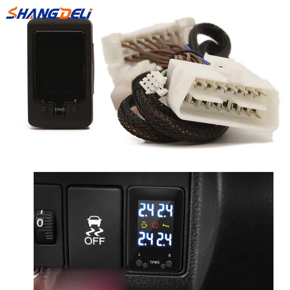 

Автомобильный ЖК-цифровой дисплей, монитор давления в шинах, OBD TPMS, диагностические системы охранной сигнализации для Honda CRV Odyssey Civic 2008-2013