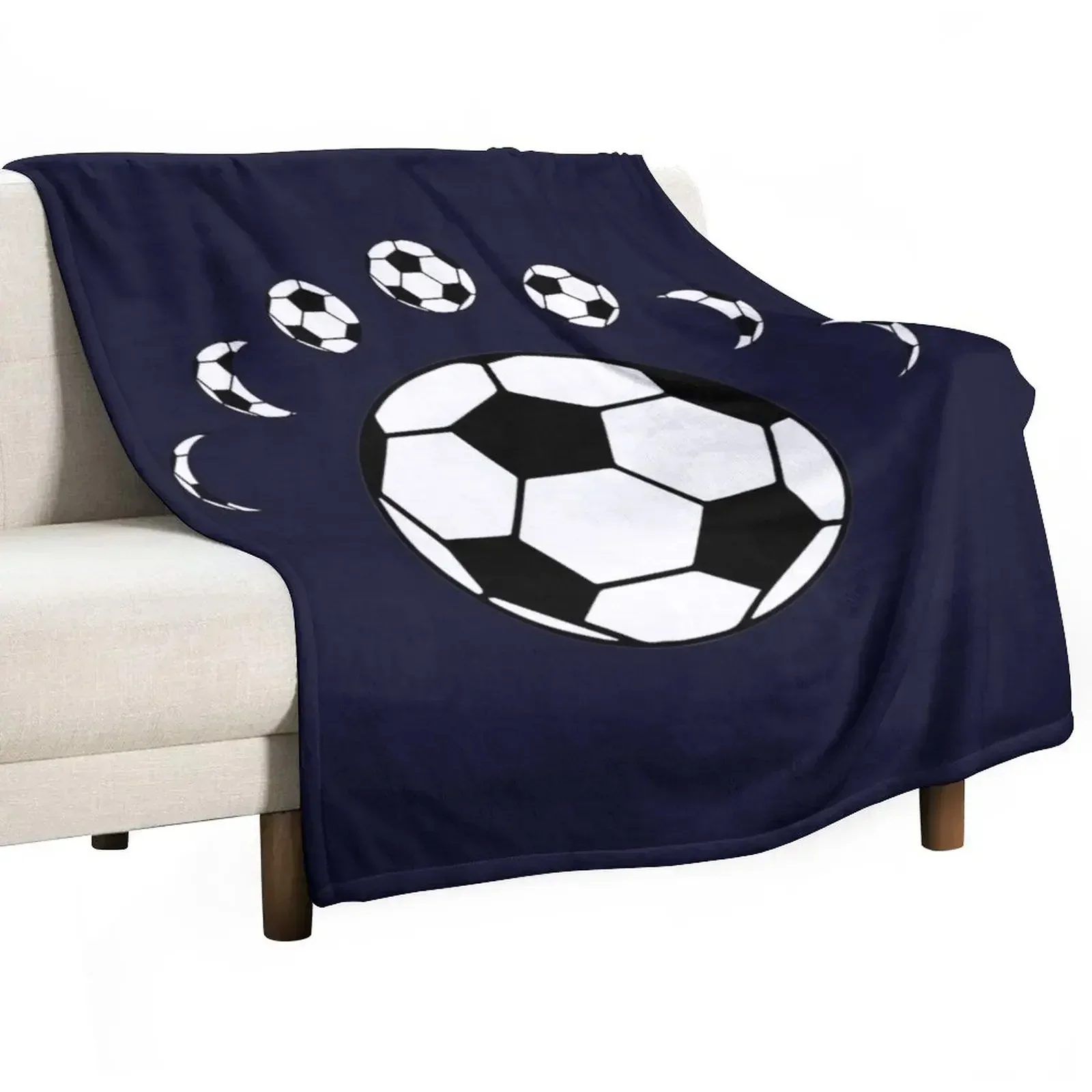 

Soccer ball Throw Blanket Softest Luxury Brand Winter beds Polar Blankets