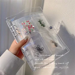 Anti-oxidation Jewelry Storage Box Jewelry Sealed Bag Four Grid Portable Loose-leaf  Storage Booklet Comes With 50 Bags