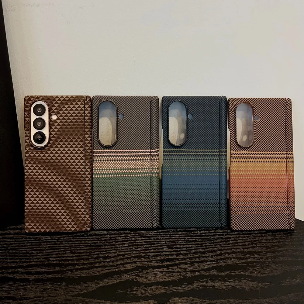 Luxury For Magsafe Wireless Charging Aramid Carbon Fiber Phone Case For Samsung Galaxy Z Fold 8 7 Fold8 Ultra Magnetic Cover - view 6