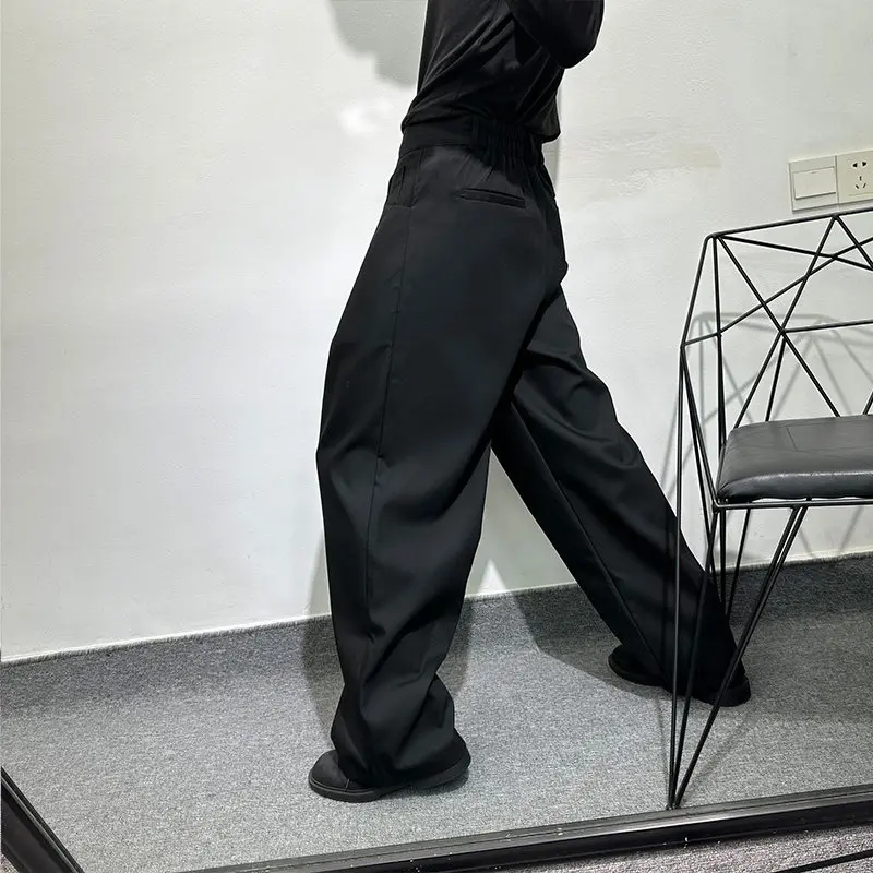 Avant-Garde Dark Abstinence Series Irregular Baggy Trousers Niche Popular Ruan Shuai Japanese Straight Wide-Leg Pants
