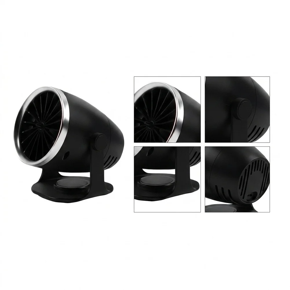 Automotive Heater for 12V 24V DC Systems Delivering Targeted Warm Air to Reduce Windshield Frost and Fog Buildup