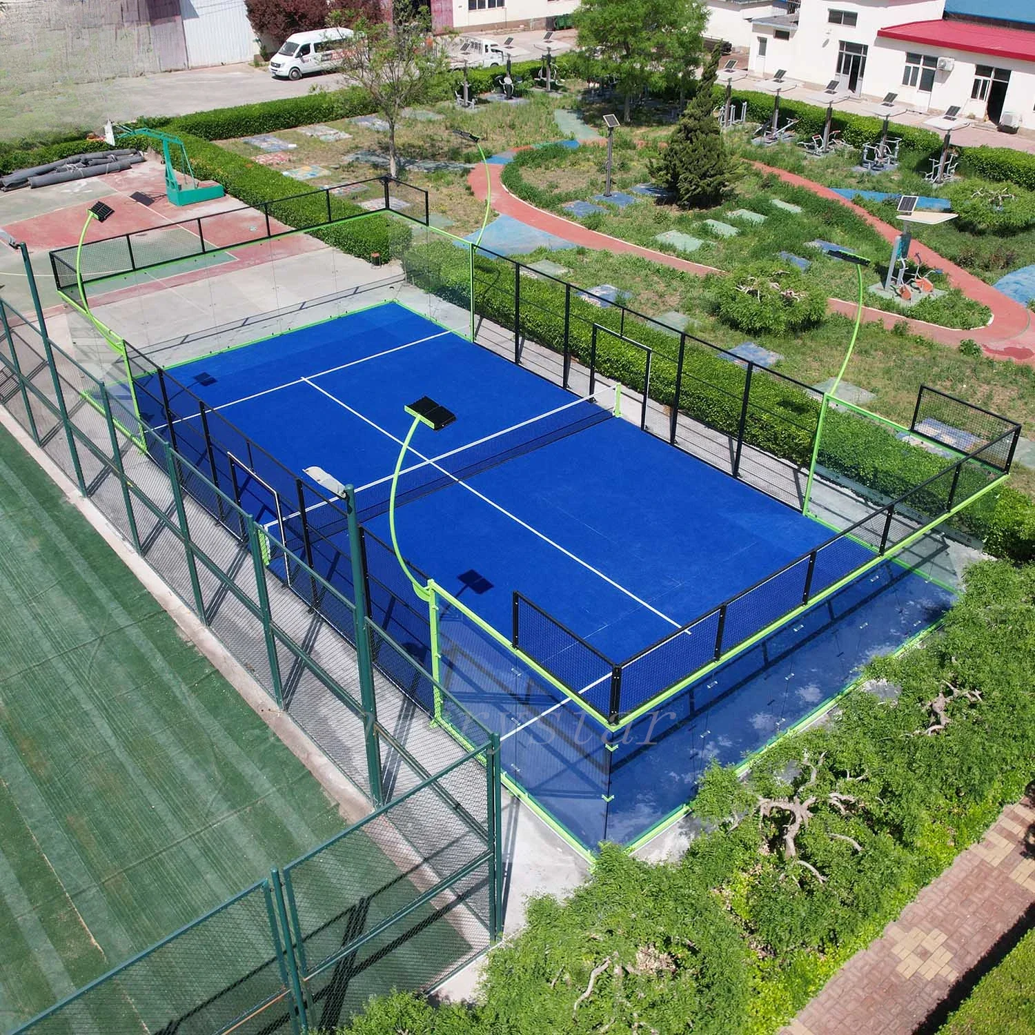 

Manufacturer Wholesaler Indoor Outdoor Paddel Court Glass Padel Court, Paddle Panoramic Padel Tennis Court For Sale