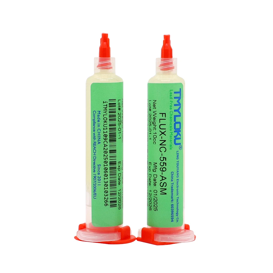 10 Chiếc RIESBA 559 10cc Hàn Dán Thông Lượng NC-559-ASM Dầu Xi Lanh BGA Hàn Sáo Thông Lượng Cho Hàn Nc 559 Hàn thông Lượng