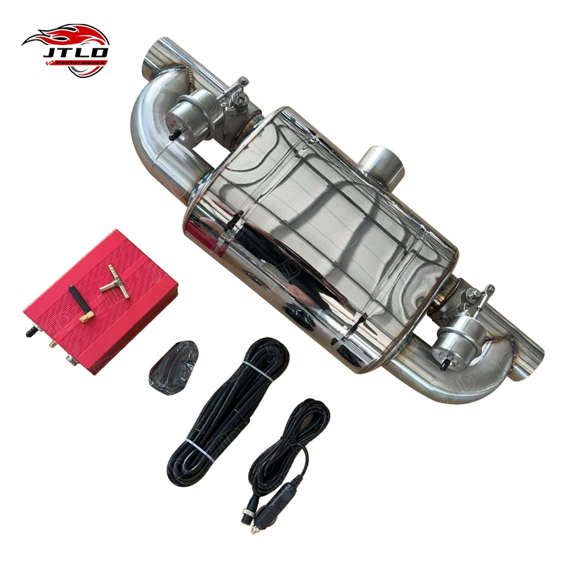 2.5Inch Universal Pneumatic Valve Muffler Kit With Intelligent Controller And High-End Remote Stainless Steel Air Vent S-ilencer