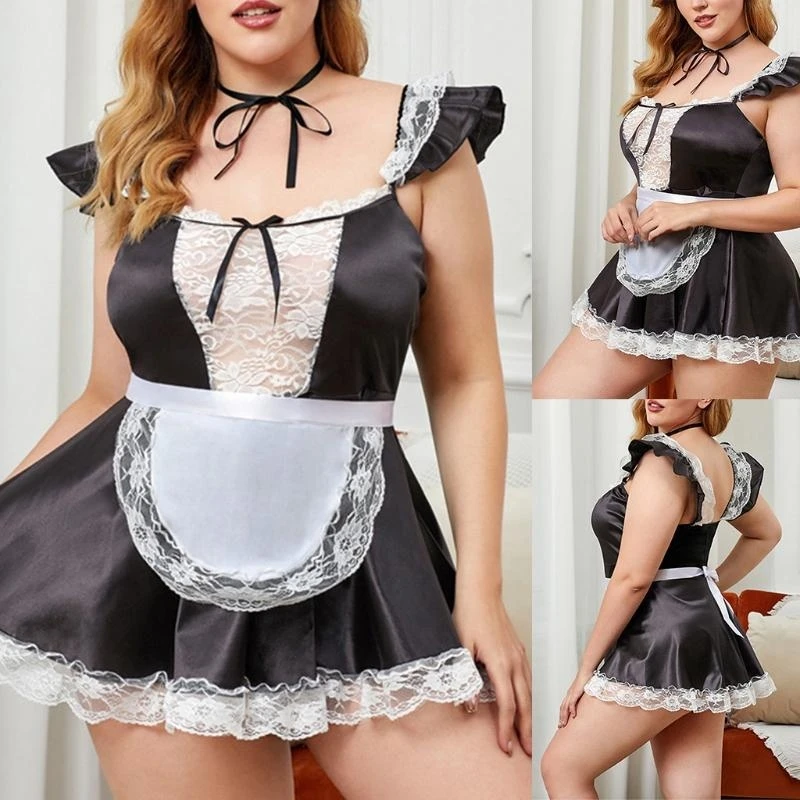 

Женщины сексуальные французские горничные нижнее белье набор сексуальное кружевное хворош