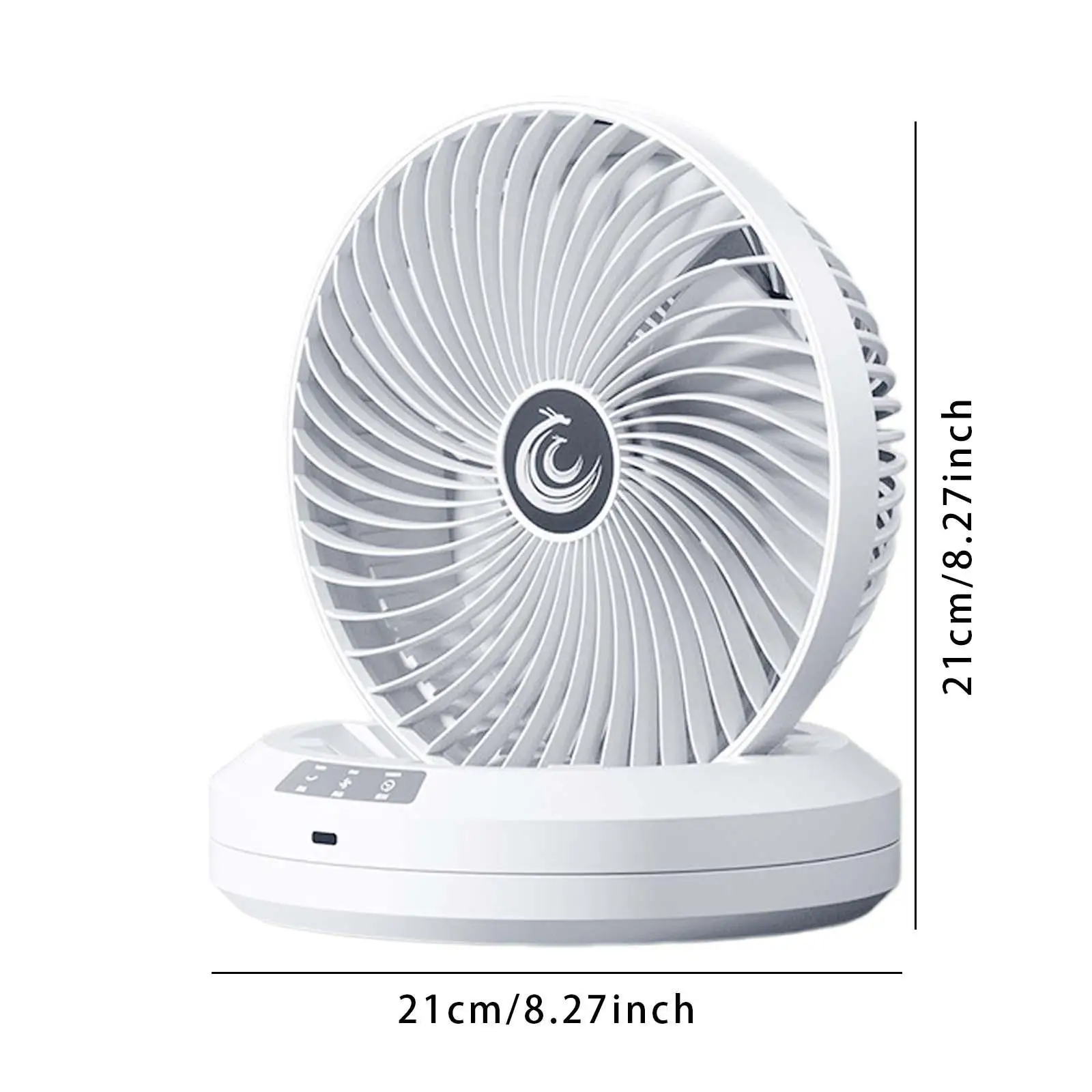 مروحة مكتب صغيرة قابلة للطي مع مؤقت ، خفيفة الوزن ، هادئة ، مروحة مطبخ ، 4 سرعاتٍ