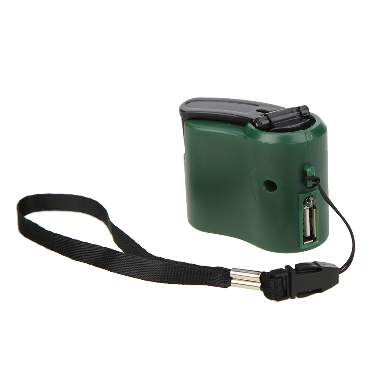 N18R Usb Hand Crank Charger Usb Manual Generato Portable Mobile Emergency Charger 5.5v for Outdoor Camping Emergency Green