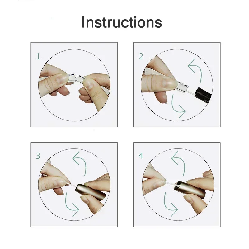 40Pcs/Lot Wet Alcohol Cotton Swabs Double Head Cleaning Stick For IQOS Airpods Smartphones Earphone Keyboard E-cigarette Heater