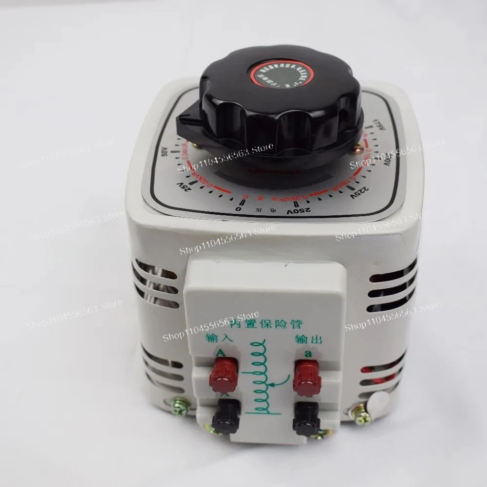 Single Phase Voltage Regulator TDGC2 0.2-10kVA Voltage Transformer 200VA Variac 200W 220V to 0-250V Regulatable Power Converter