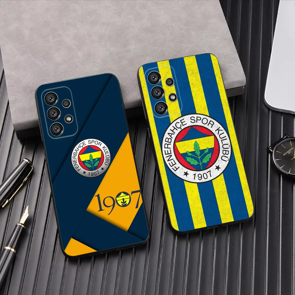 Football F-Fenerbahce  Phone Case For Samsung Galaxy A13,A21s,A22,A31,A32,A52,A53,A71,A80,A91 Soft Black Shell