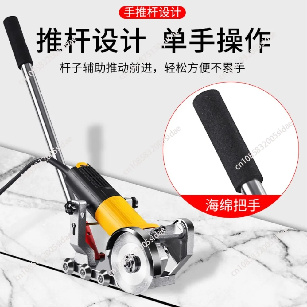 Beautiful seam construction tool electric suture cleaner angle grinder ceramic tile floor tile cutting slotted hook gap bracket