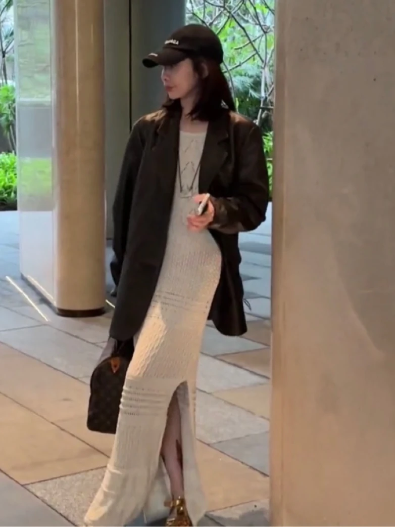 VIVI en cuir véritable surdimensionné décontracté Jaet eepskin Long manteau femmes Sle trajet vent couleur Pure boutonné manteau