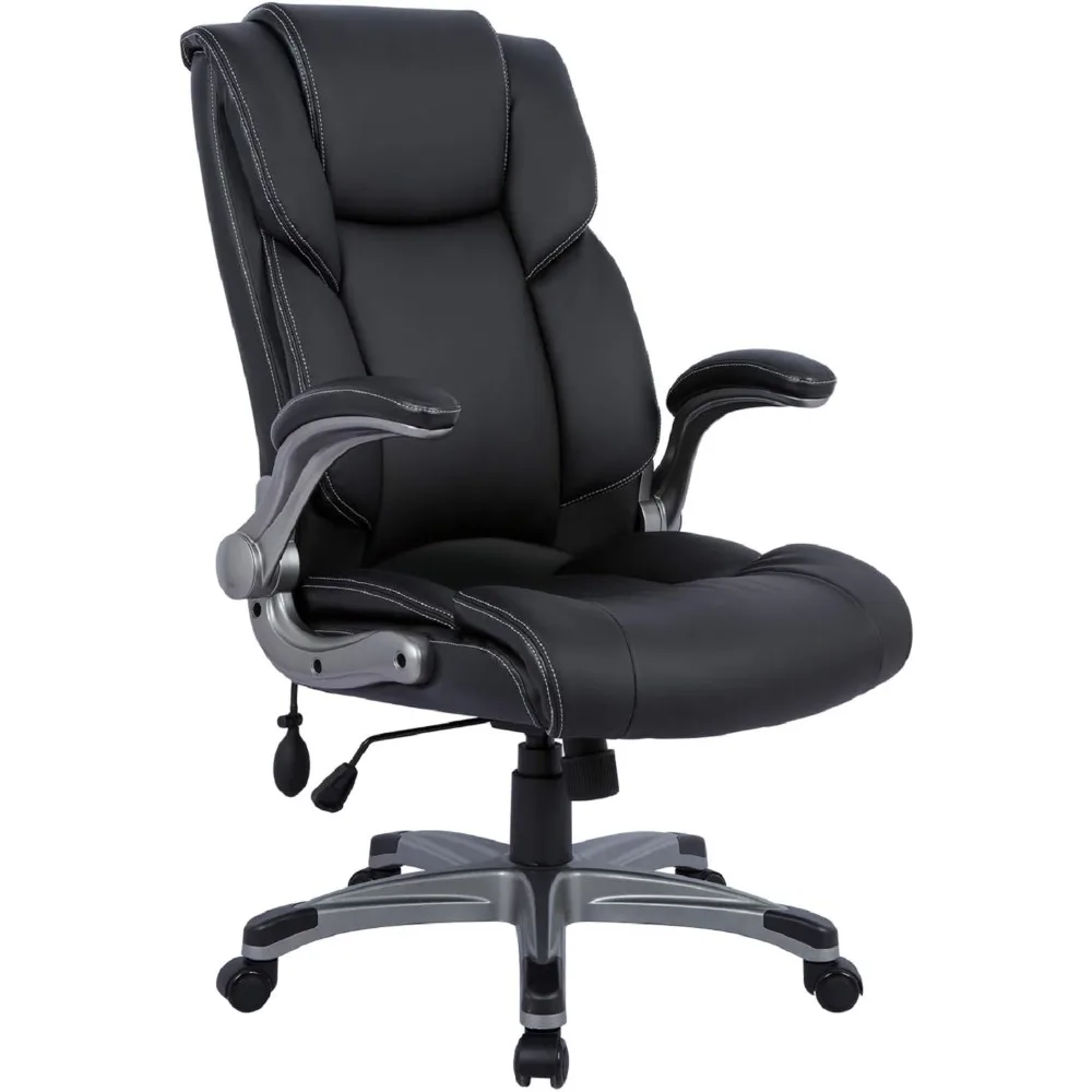 

Big & Tall Office Chair High Back Desk Chair Large Executive Desk Computer Swivel Chair Ergonomic Design for Lumbar Support Head