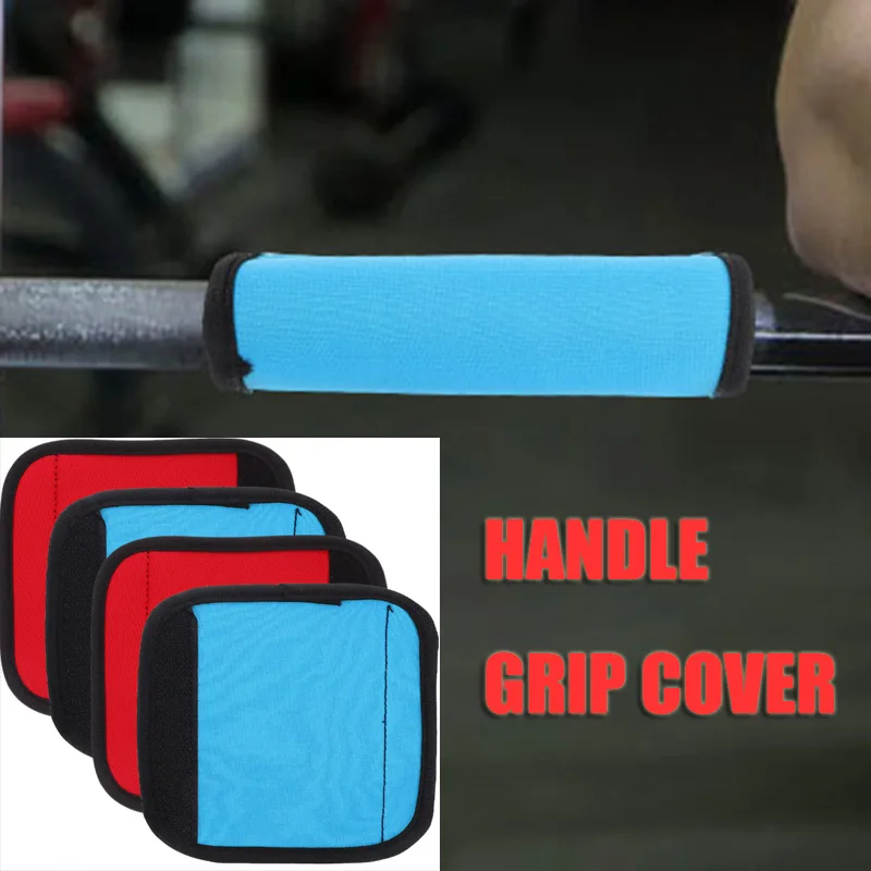 

4 Pcs Single Bar Jacket Barbell Grips for Hands Weight Cover Protector Polyester Anti-slip Shoulder Bracket for Horizontal Bars