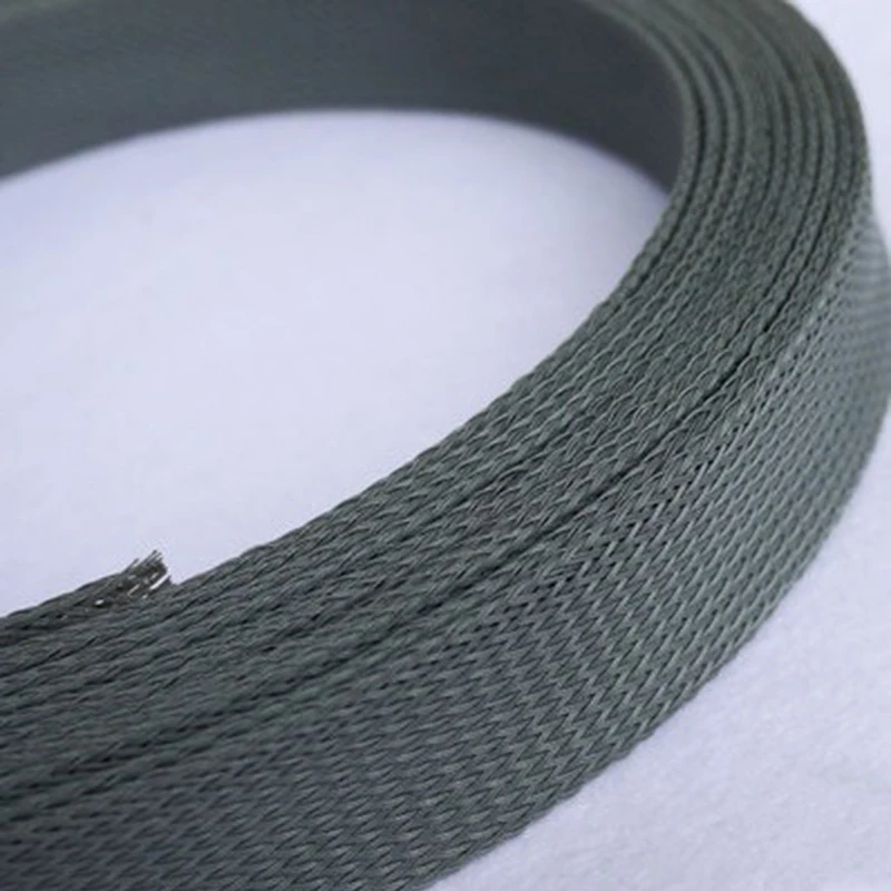 

Gray PET Sleeves Tight Braided Expandable Cable Wire Snakeskin Sleeving Cord Protector 3/4/6/8/10/12/14/16/20/25/30/35/40/50mm