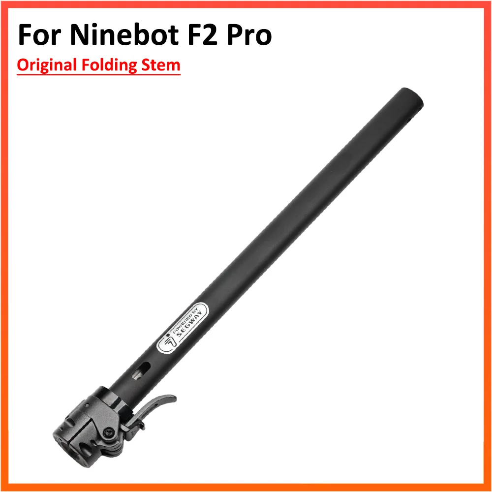 Original Folding Stem For Segway Ninebot Kickscooter F2 Pro Electric Scooter Aluminum Alloy Tube Pole Folding Vertical Rod Parts