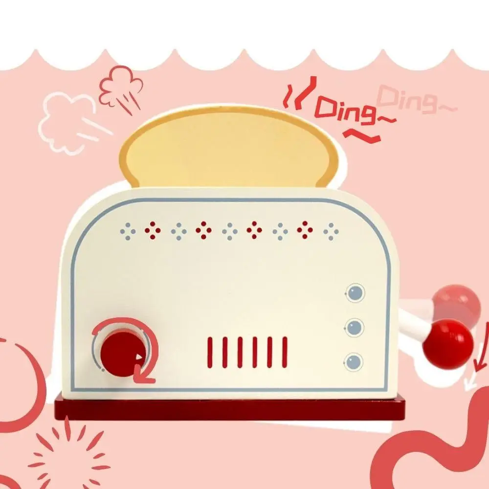 Nuovo mini formato simulato macchina per il pane e il caffè design di simulazione casa da gioco in legno giocattoli finta di giocare mini colazione negozio