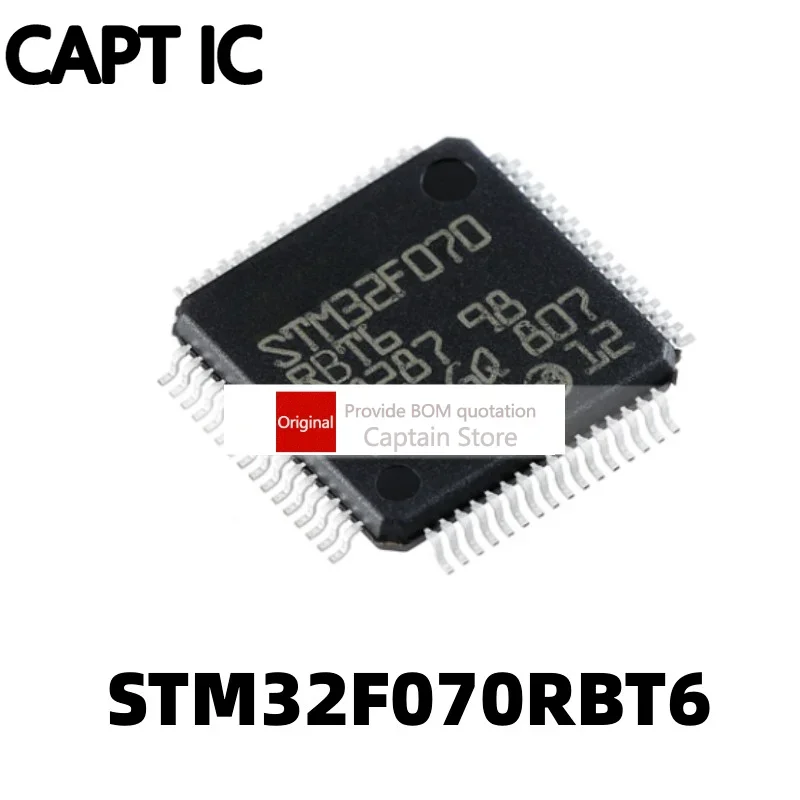 5PCS Original genuine spot special price STM32F070RBT6 LQFP64  STM32G070RBT6