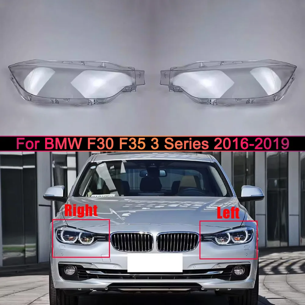 

Для BMW F30 F35 3 серии 2016-2019 годов: Прозрачный корпус фары, крышка фары, линза из плексигласа