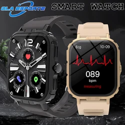 NEW Outdoor Smart Watch Men Bluetooth Call Heart Rate ECG Sport Watch Weather Waterproof Women Smartwatch 2024 For Android IOS