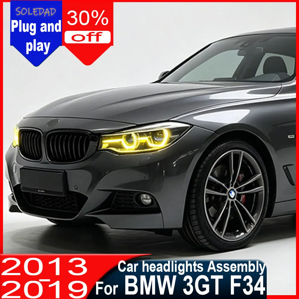 for BMW F34 3GT 2013-2020 LED Headlights Assembly Upgrade High Configure Front Dynamic Signal Lamp Accessories