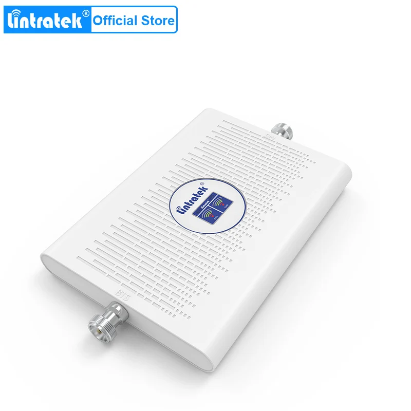 Lintratek Amplificador de señal celular, repetidor de señal celular, amplificador, banda dual, 70 dB, 2G, 3G, 4G, UMTS, 2100 MHz, DCS 1800 MHz