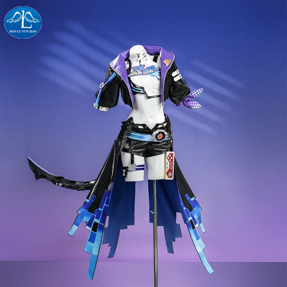 

Honkai Star Rail Silver Wolf Cosplay Costume Full Set High Quality Anime Game Outfit