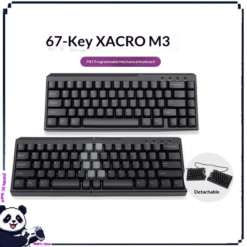 

FILCO XACRO Gaming Mechanical Keyboard Shaklo M3A Programmable Machine Tea Shaft PBT Hot Plug Split Keyboard Gaming Office