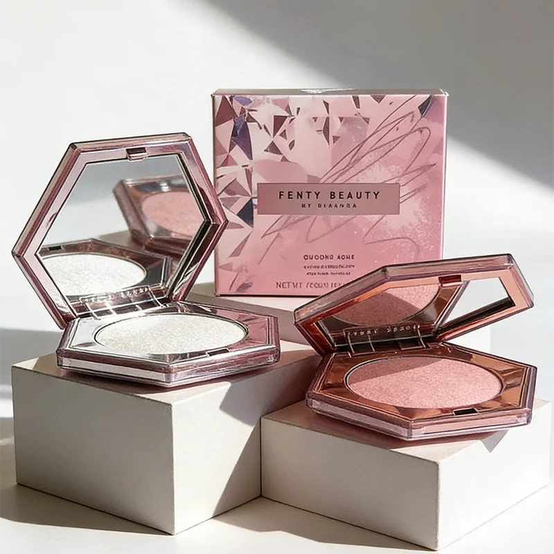

Портативная пудра-хайлайтер Fenty Beauty, палетка для 3D контуринга, матовый хайлайтер для естественного осветления, ежедневный макияж