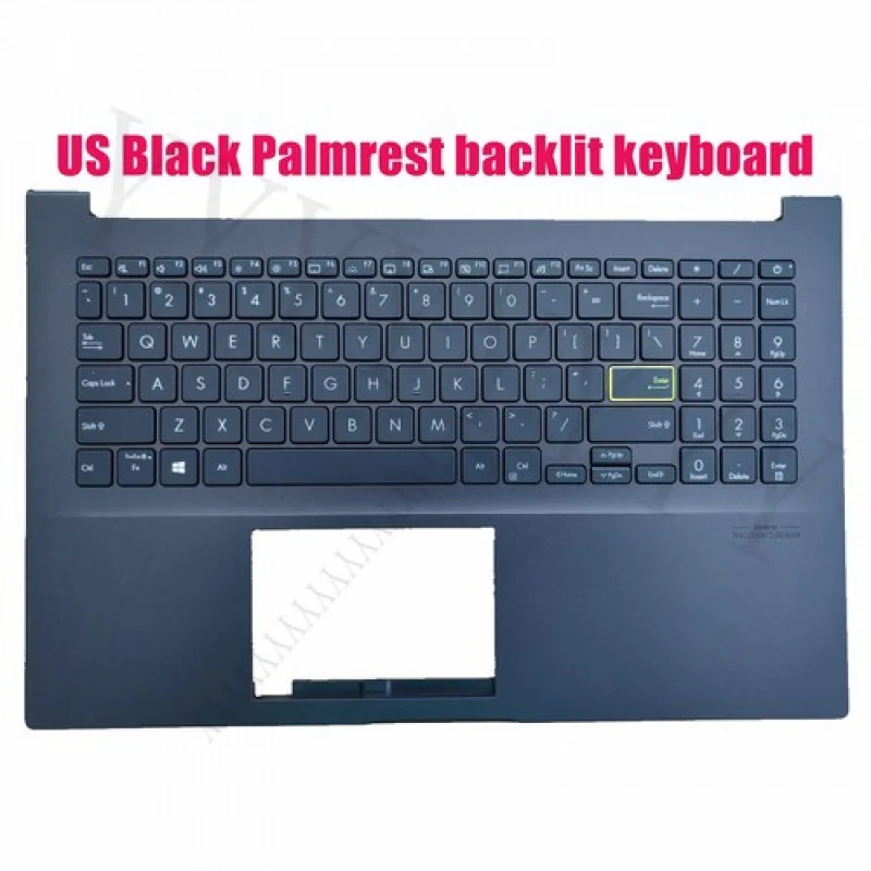 

QUS Black Palmrest backlit keyboard for Asus X513IA S513IA F513E K513E M513U