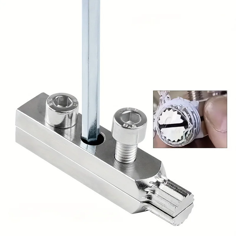 Universal Broken Screw Extractor Set For Faucet Angle Valve Water Pipe Reverse Thread Tap Remover Tool