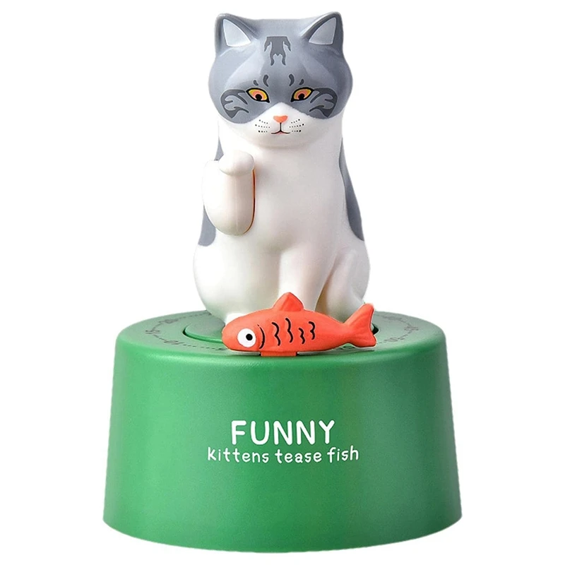 Cat Kitchen Timer, Mechanical Kitchen Tool Timer, Short Timer Kitchen Timer Cat Cat Clock Kitchen Timer