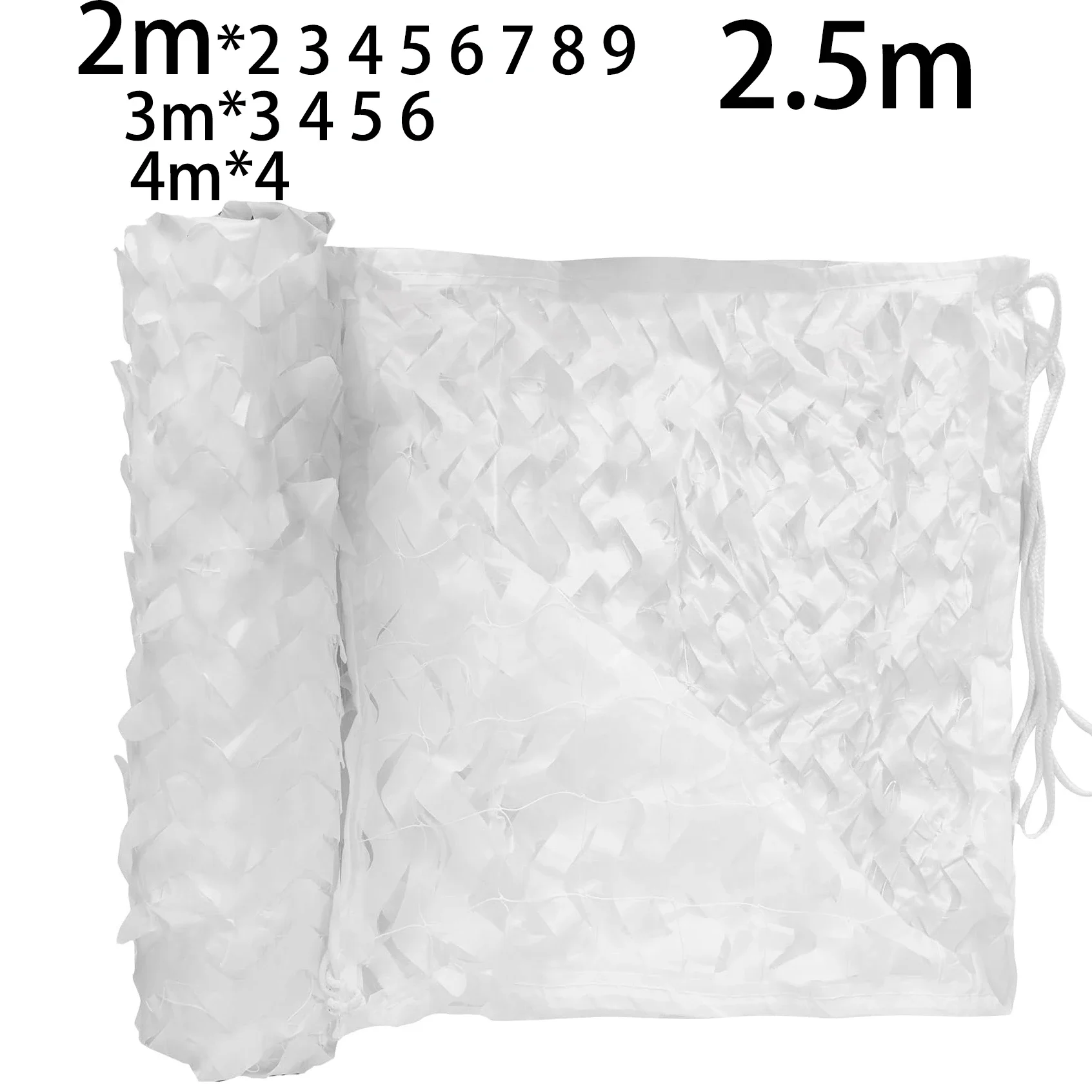 Shade Sails Enclosure Nets White 2m*2 5 6 7 8 10 3x3 4 4x4 2.5 Garden Tent Sun Shade Camouflage Net Hood Canopy Camo Netting