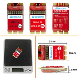 Sequre 2670 bürstenlose esc 2-6s 70a Firmware blheli _ 32/am32 unterstützt für fpv Renn drohnen uav Modell boote Kletter fahrzeuge