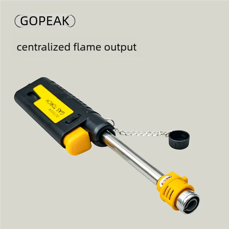 Telescopic lighter, safety igniter, portable inflatable lighter for outdoor camping, windproof design