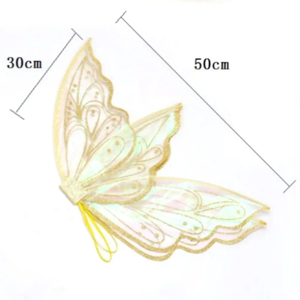 Fairy Wing Costume Elf Angel Butterfly Wings Women Girls Princess Cosplay Halloween Party Dress Up Festival Performance Props