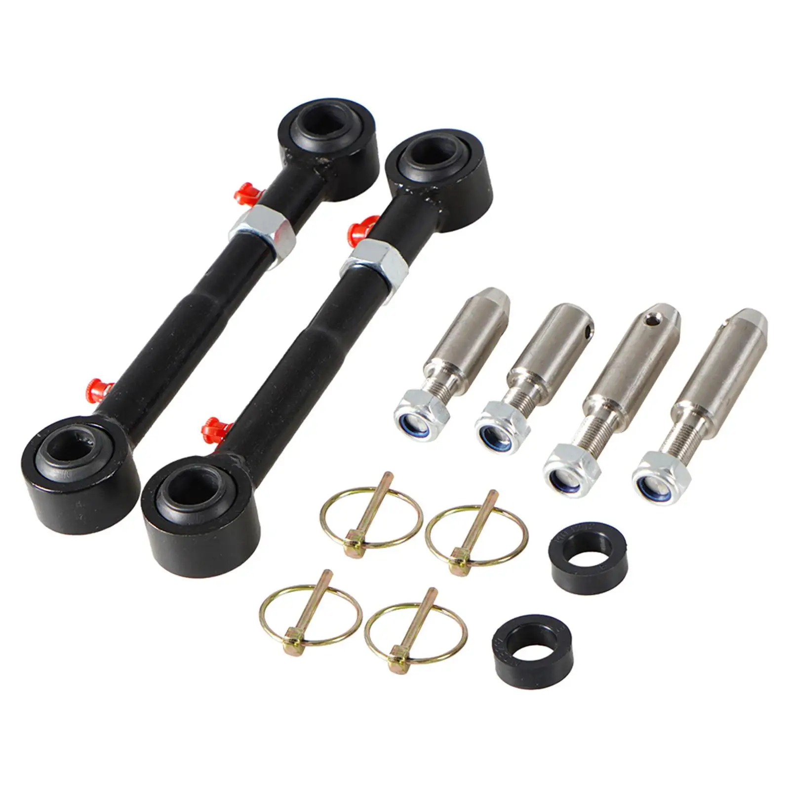 Adjustable Front Sway Bar Links Disconnects Metal Fits for 2/4