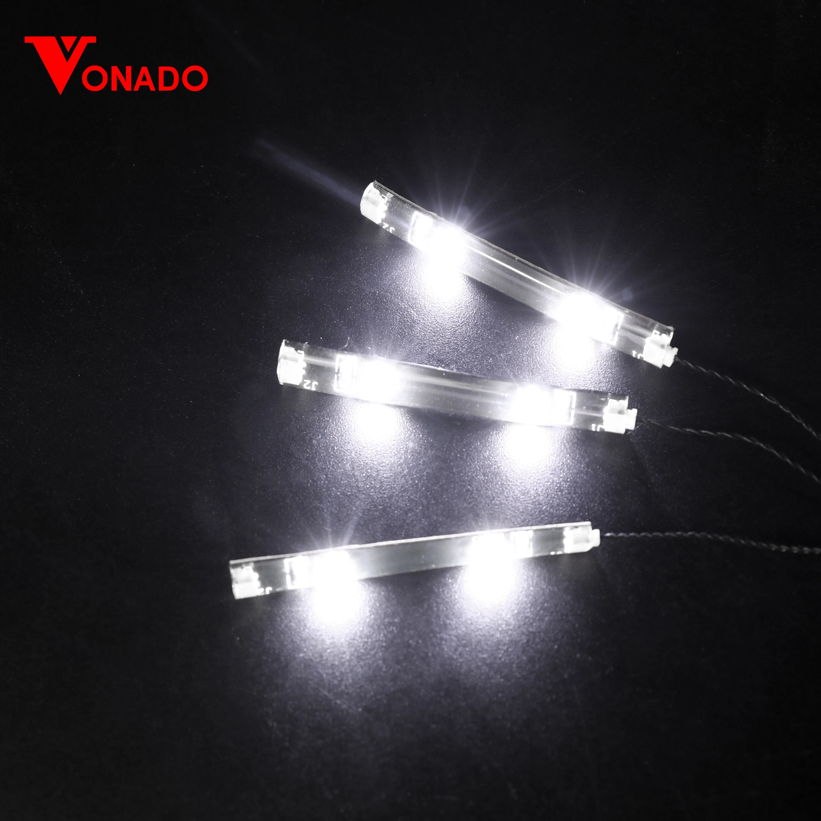 Vonado LED ชุดไฟตัดหมอกสำหรับ DIY บล็อกตัวต่อรุ่นที่มีสีสัน Strip ไฟกาว