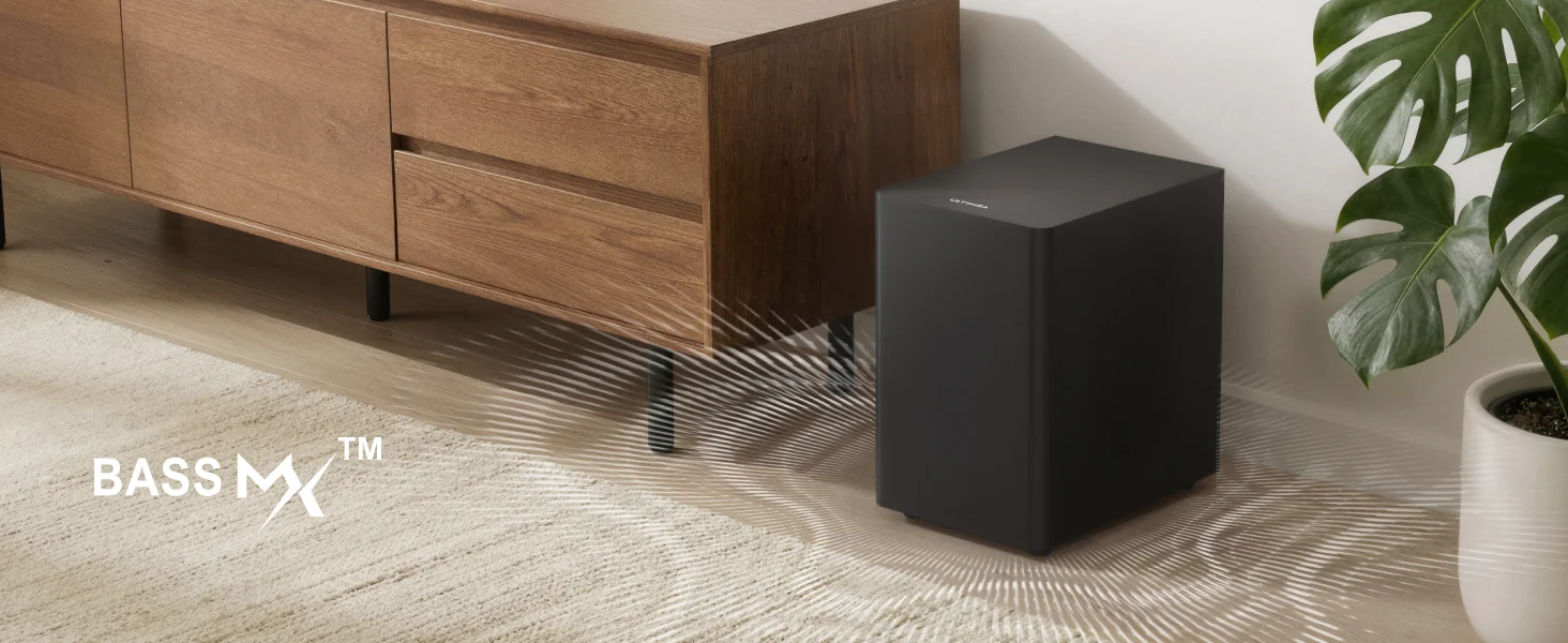 7.1-Channel Dolby Atmos Surround Sound System for TV with 4 Surround Speakers and Home Theater Subwoofer, 420W Peak Power, HDMI eARC, Voice Control, Bass Boost, App Control, 2026 Model