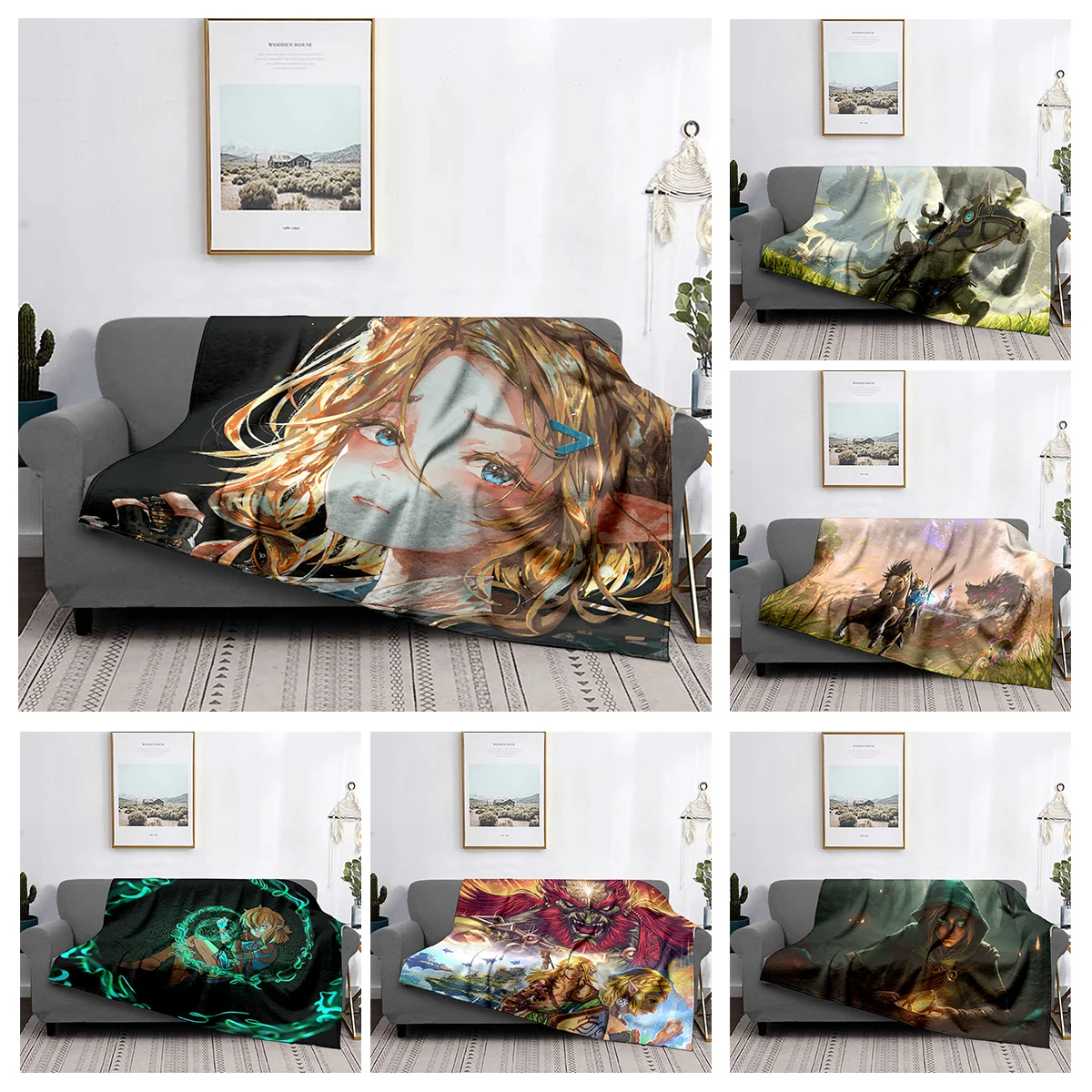 Home decoration plush Sofa blanket Colorful Animal  Bedspread on the bed anime fluffy soft blankets thick blanket for winte