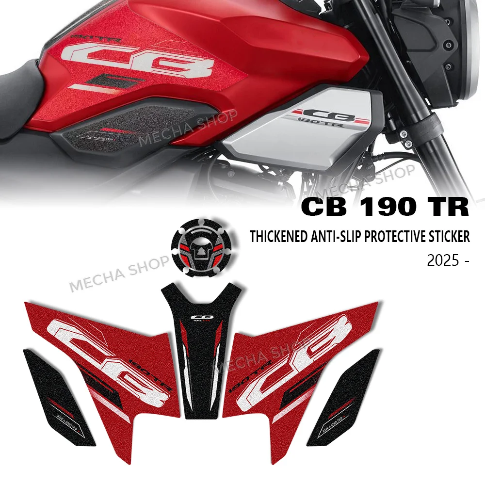 

For CB190TR Motorcycle Side Tank Pad Anti-Slip Sticker Gas Knee Grip Protector Decal Accessori Waterproof